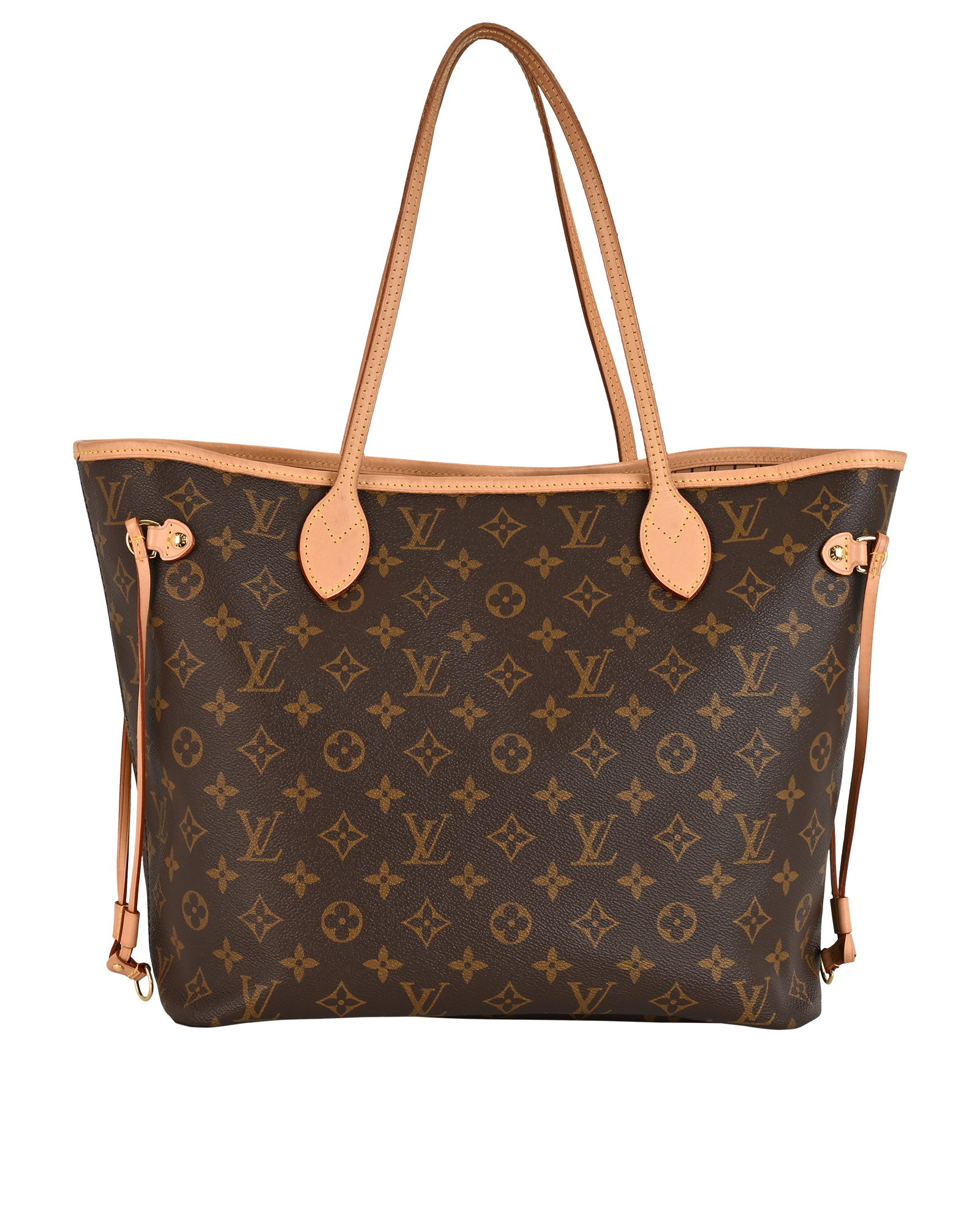 Neverfull MM, &pound;1,100, Handbags, Brown/Tan, Canvas, Back view